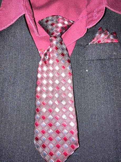 Detský oblek s kravatou 24m, 92