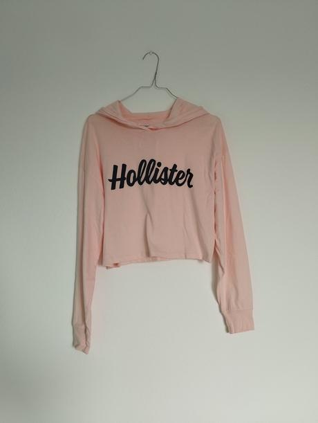 Ružová mikina hollister, hollister,xs