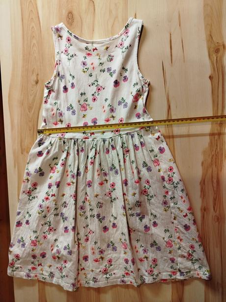 Kvetinkové šaty, h&m,122