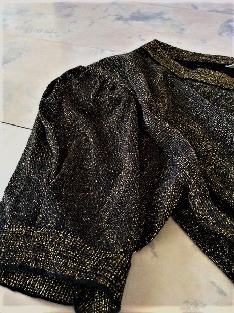 Spoločenský trblietavý svetrík, xl