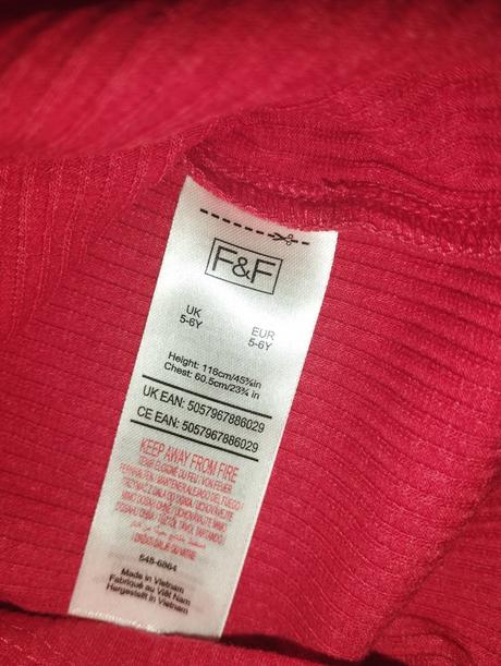 Tričko s rebrovaným vzorom, f&f,116