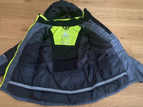 Zimná bunda+oteplovačky, c&a,140