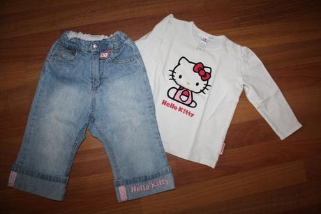Kompletík hello kitty, h&m,80