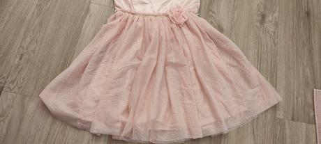 Nové elegantné spoločenské šaty tylová sukňa h&m, h&m,140