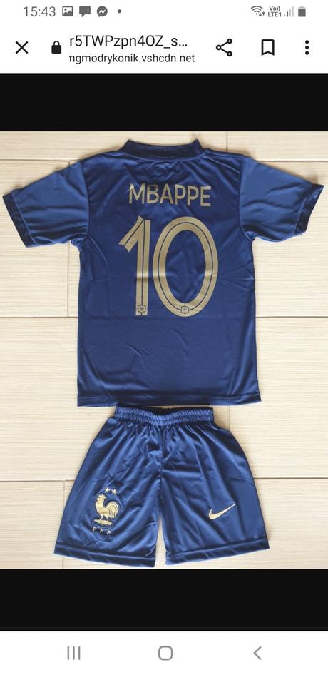 Dres mbappe, nike,164 / 170 / 176