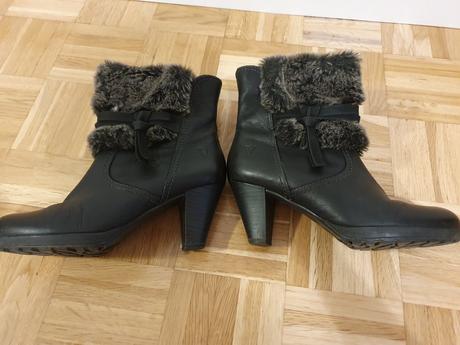 Kožené čižmy, krátke, 37