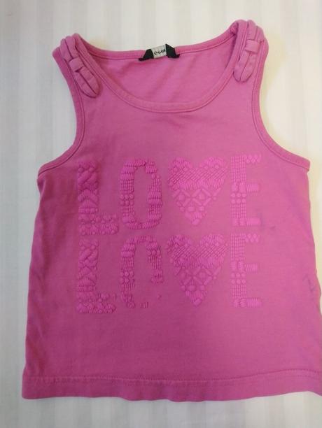 3 ks dievčenských farebných tričiek, george, george,98