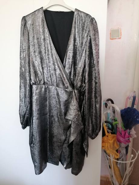 Strieborné šaty house of luxury, l