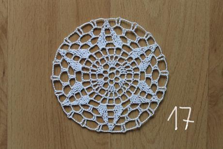 Háčkované vianočné vločky,