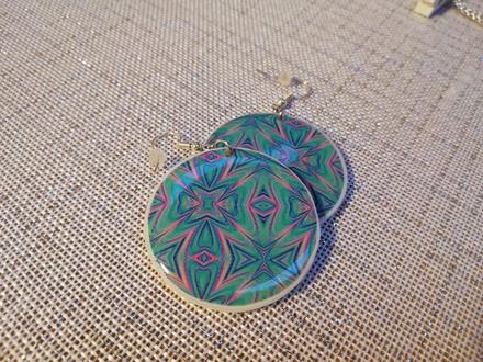 Handmade veľké náušnice, 