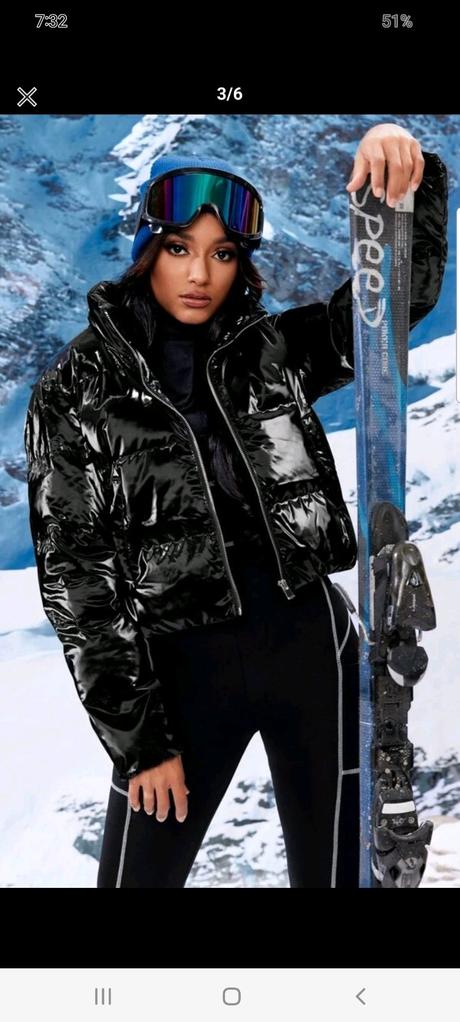 Lakovaná bunda, l / m / s / xs