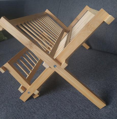 Bambusový odkvapkávač na riad, 