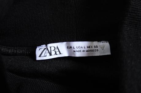 Body zaya s asymetrickým výstrihom, zara,l