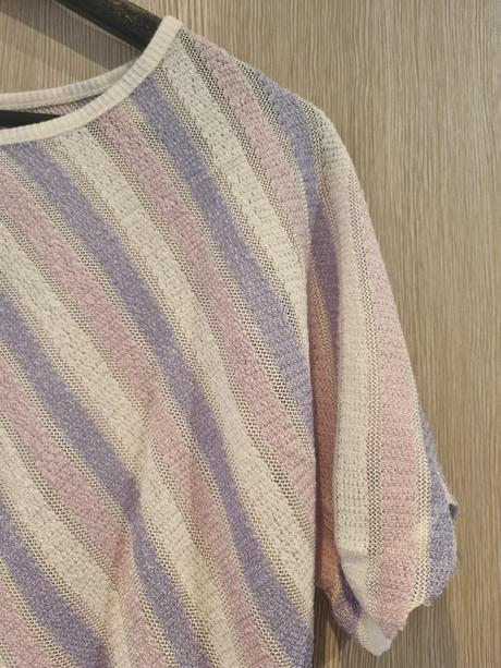 Farebné prúžkované tričko, m
