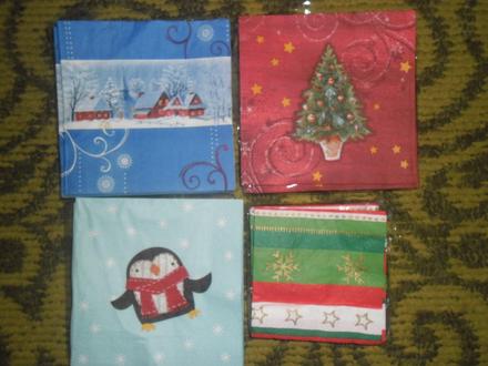 Pekne vianočne servitky ,