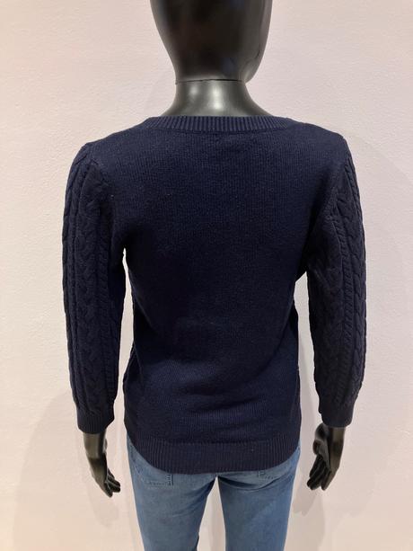 Dámsky tmavomodrý sveter h&m (xs), h&m,xs