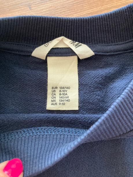 Cropp mikina top stav, h&m,134