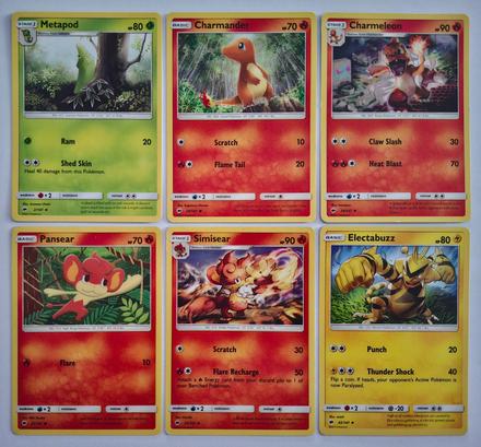 Pokémon karty "burning shadows", 