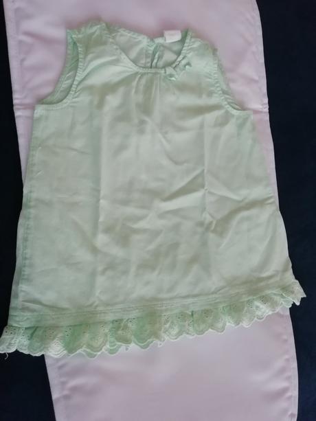Mentolové šaty h&m - 80 az 92, krasna farba, h&m,92