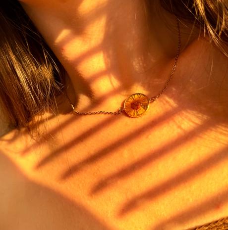 Zlatý náhrdelník z nehrdzavujucej ocele, 