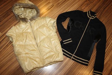 Zlatá vesta s mikinou terranova v. m, m