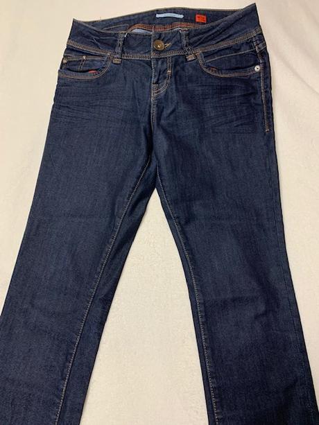 Rifle s nižším pásom vpredu zn. s.oliver, s.oliver,l