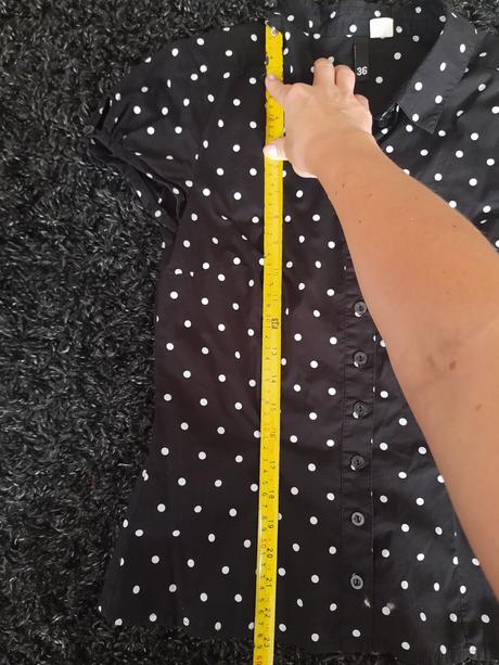 Dámska košeľa s krátkym rukávom / blúzka h&m 36, h&m,s