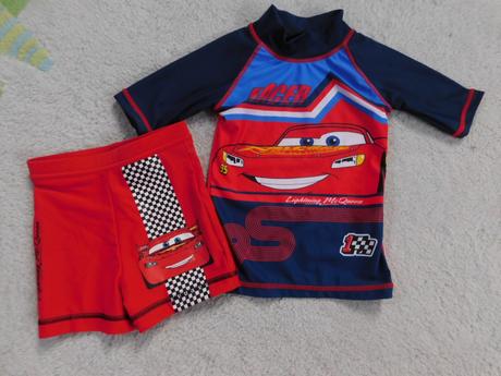 Ochranná súprava do vody cars uv 40+, disney,92
