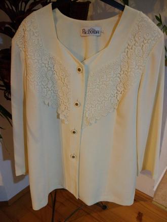 Kostým smotanovy c xl, xl