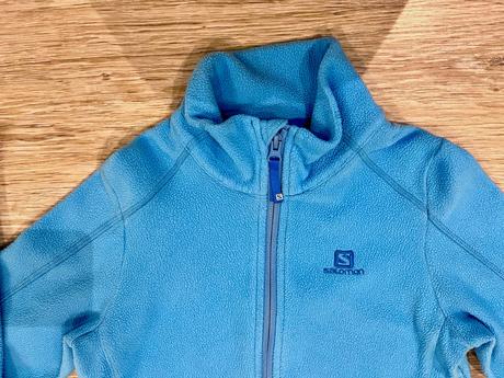 Hrubá fleece mikina salomon 10r., salomon,140