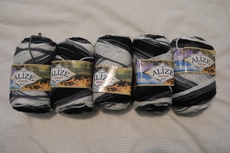 Alize burcum batik 1900 bielo sivá, 