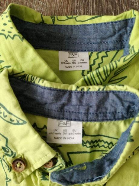 Zelená košeľa, f&f,86