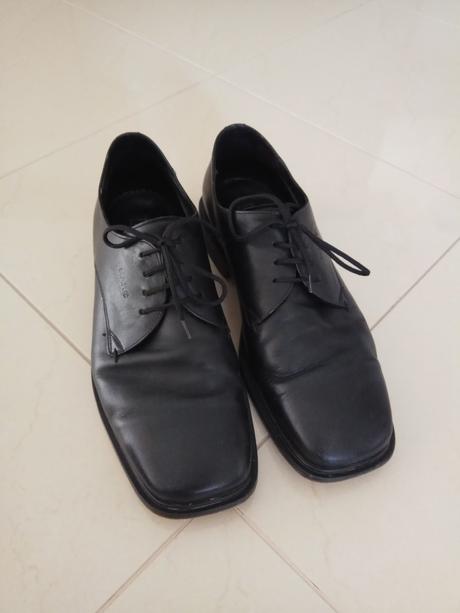 Celokožené elegantné topánky pánske, 44