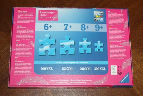 Puzzle duhovy kon s trblietkami 100 xxl, 