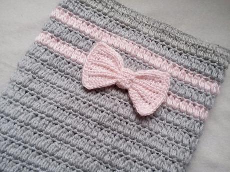 Hačkovaná detska deka, 