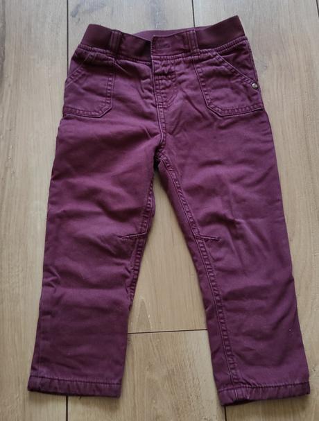 Bordové nohavice 92, f&f,92