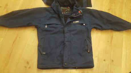 Modrá prechodná bunda na 5-6 rokov, 116