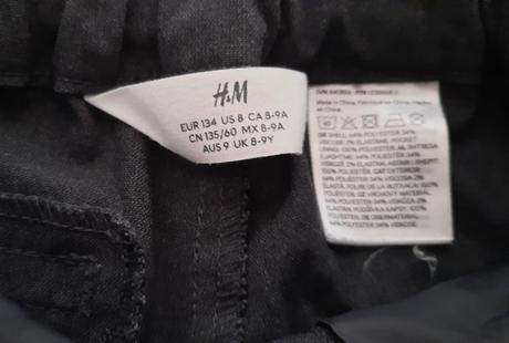 Spoločenské šortky, h&m,134