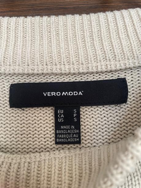 Bezovo cierny pasikavy sveter vero moda, vero moda,s