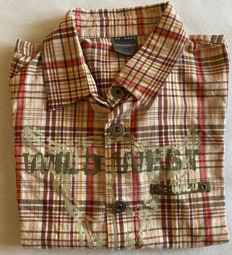 Kvalitná káro  košeľa coccodrillo v. 110/116, coccodrillo,110