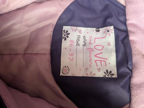 Zimný overal. veľkosť 86-92., 86