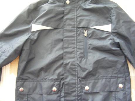 Tmavomodrá šuštiaková bunda, f&f,146