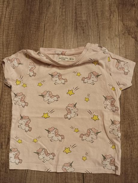 Kratke tricko s jednorozcom, fox & bunny,80