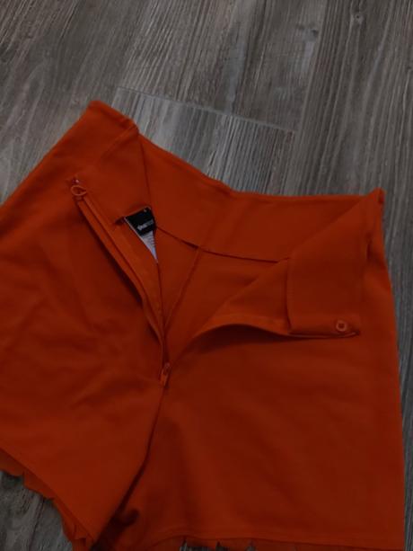 Kraťasy/šortky tehlovej farby, gina,s