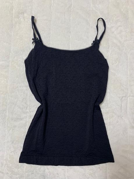 Tielko čierne elastické na ramienka so vzorom, l / m