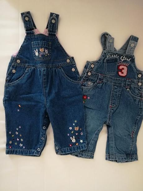 Riflové nohavice na traky, veľ.68, h&m,68