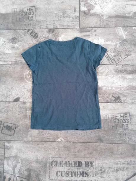 Tmavomodré tričko pre dievčatá 122, 122