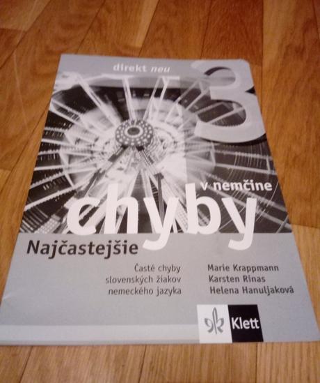 Kniha najčastejšie chyby v nemčine, 