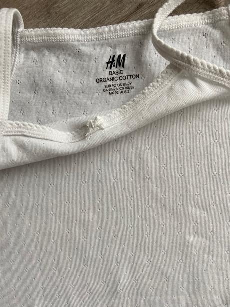 Tielko body h&m, 92, 2x, h&m,92