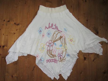 Asymetrická sukňa, s